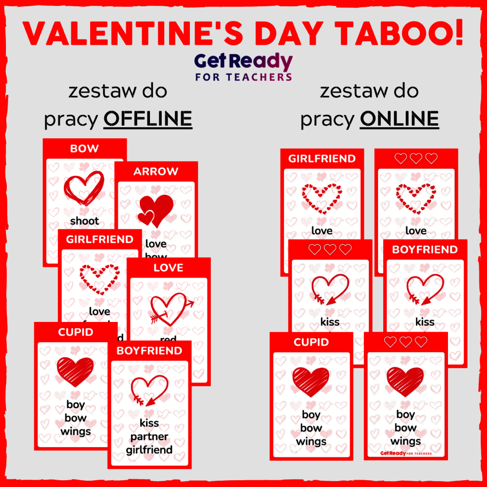 Valentine’s Day TABOO! + GRATIS NIESPODZIANKA!